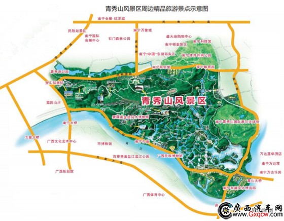 南宁市青秀山旅游区全新规划，塑造世界级旅游胜地